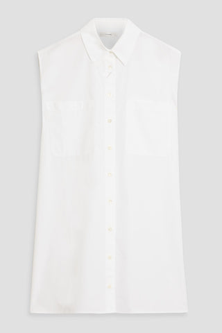 FRAME COTTON-POPLIN MINI SHIRT DRESS - Size XS