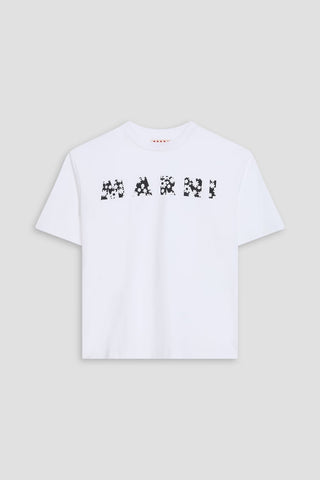 MARNI PRINTED COTTON-JERSEY T-SHIRT - Size 38