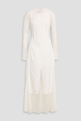 SIMKHAI BRINDA CORDED LACE AND CLOQU GOWN - Size 6