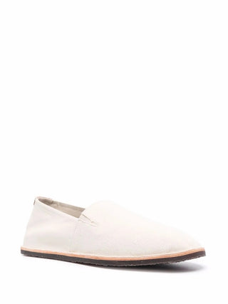 Brunello Cucinelli Canvas Slip-On Espadrilles Cream