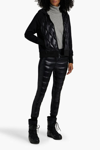 HOLDEN FLEECE-PANELED QUILTED SHELL TRACK PANTS - Size S