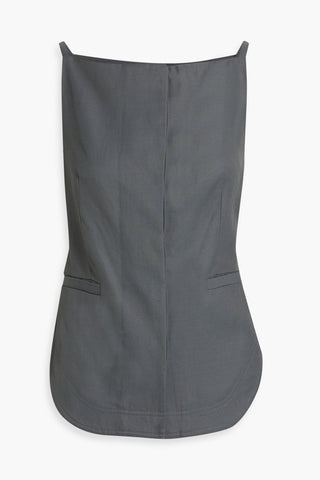 LOULOU STUDIO MIHANT TWILL TOP - Size M