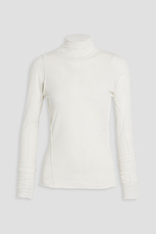RAG & BONE GAIA ORGANIC COTTON-JERSEY TURTLENECK TOP - Size S