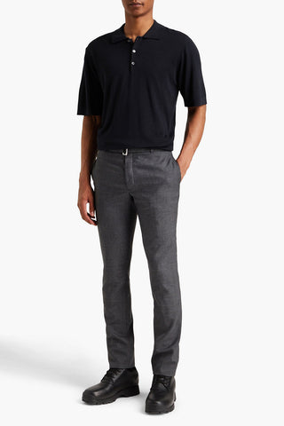 OFFICINE GÉNÉRALE COTTON AND LYOCELL-BLEND POLO SHIRT - Size XS