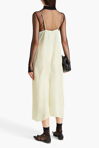 TIBI SATIN MIDI SLIP DRESS - Size 2