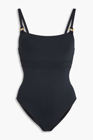 MELISSA ODABASH ST. LUCIA EMBELLISHED SWIMSUIT - Size 48