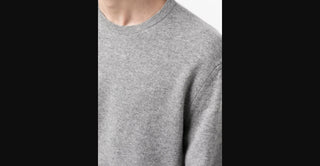 Zegna Melange Fine Knit Crewneck Sweater