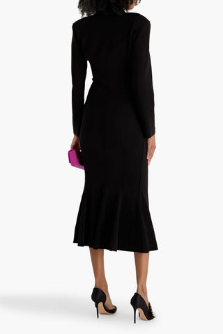 NORMA KAMALI STRETCH-JERSEY MIDI DRESS - Size 34