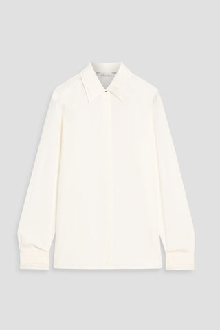 MAX MARA NOREL SILK CREPE DE CHINE SHIRT - Size 42