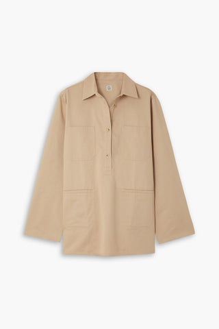 TOTEME COTTON-TWILL SHIRT - Size 40