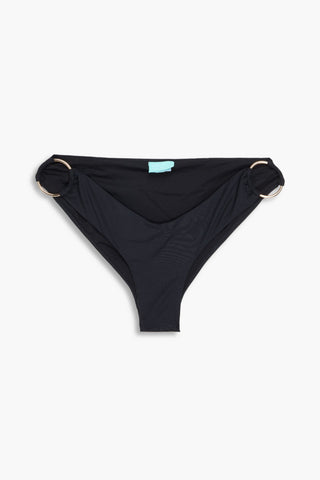 MELISSA ODABASH HAMBURG RING-EMBELLISHED BIKINI BRIEFS - Size 40