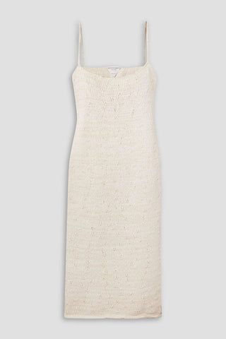BOTTEGA VENETA COTTON-BLEND MIDI DRESS - Size S
