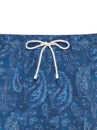 Brunello Cucinelli Printed Paisley Drawstring Swim Shorts