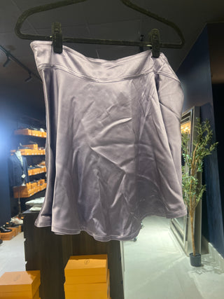 Tom Ford Satin Draped Mini Skirt in Lavender