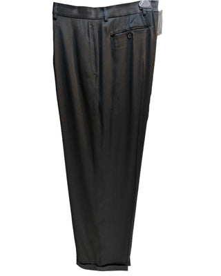 Tom Ford Satin-Effect Cuffed Tailored Trousers Black
