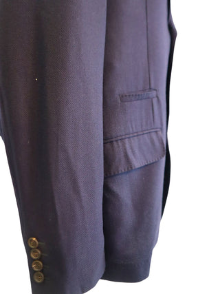 Brunello Cucinelli Fine Wool Two-Button Navy Blazer