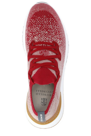 Brunello Cucinelli Two-Tone Knit Sock-Fit Low-Top Sneakers