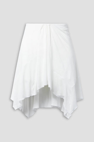 ISABEL MARANT FENECIA ASYMMETRIC GATHERED JERSEY SKIRT - Size 36