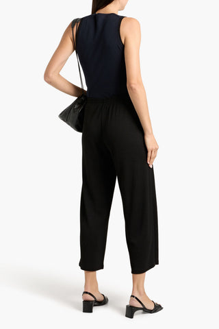 VINCE CROPPED KNITTED WIDE-LEG PANTS - Size XS