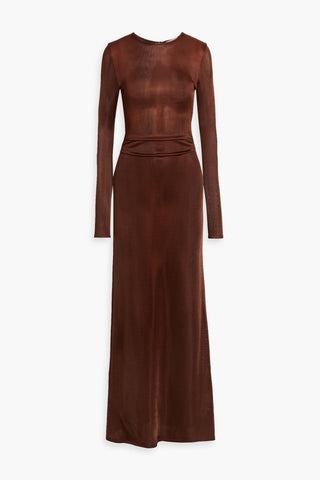 TOVE LUELLA SATIN-JERSEY MAXI DRESS - Size 36