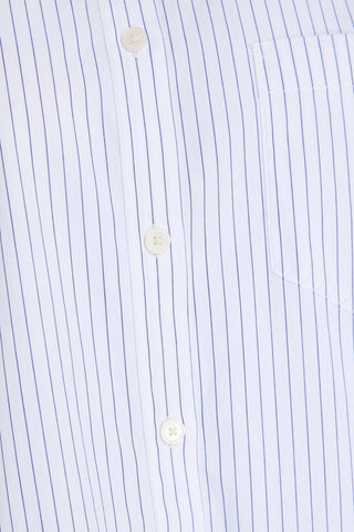 DEREK LAM WESLEY STRIPED COTTON-POPLIN SHIRT - Size M