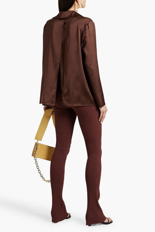 JACQUEMUS EMBELLISHED SATIN TOP - Size 38