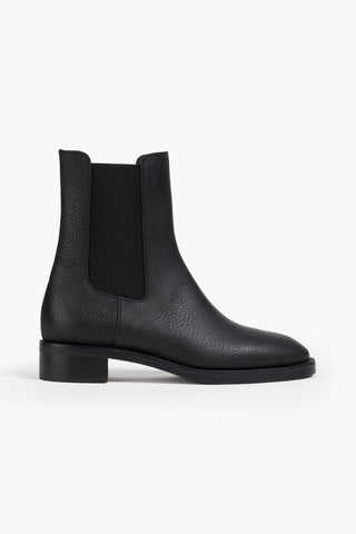 STUART WEITZMAN LENORA PEBBLED-LEATHER CHELSEA BOOTS - Size 9.5