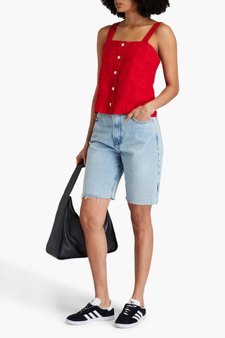 ALEX MILL LINEN TOP - Size XL