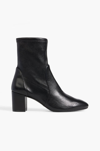 STUART WEITZMAN YULIANA 60 STRETCH-LEATHER ANKLE BOOTS - Size 9