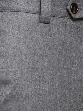 Brunello Cucinelli Textured Wool-Blend Mid-Rise Slim-Fit Trousers