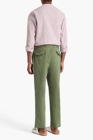 OFFICINE GÉNÉRALE GASTON STRIPED COTTON-GAUZE SHIRT - Size S