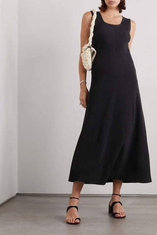 BY MALENE BIRGER LILO RIBBED-KNIT MIDI DRESS - Size L