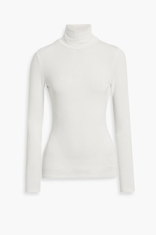 IRIS & INK HAZEL STRETCH-LYOCELL JERSEY TURTLENECK TOP - Size 6