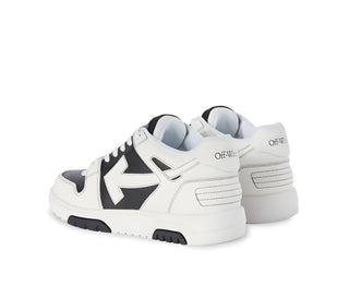 OFF WHITE Off-White Leather Arrow Motif Low-Top Sneakers