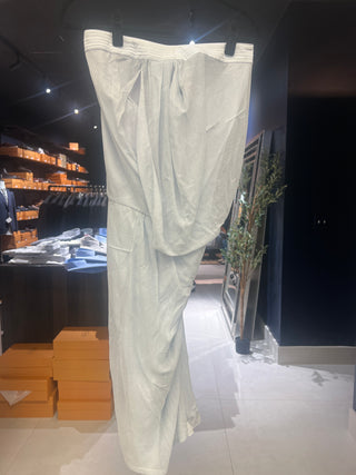Tom Ford Tom Ford Light Blue Textured Draped Skirt