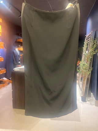 Tom Ford Woven Crepe Straight Midi Skirt