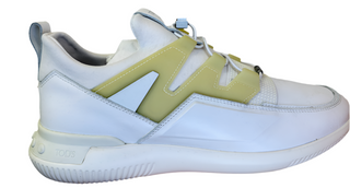 Tods Leather Low-Top Sneakers with Contrast Overlays White