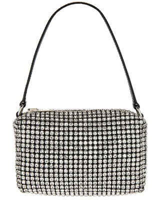 Alexander Wang Crystal-Embellished Zipper Shoulder Bag