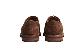 Brunello Cucinelli Brown Suede Lace-Up Derby Shoes