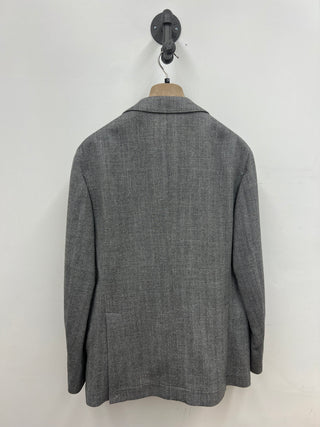 Brunello Cucinelli Herringbone Wool Single-Breasted Suit