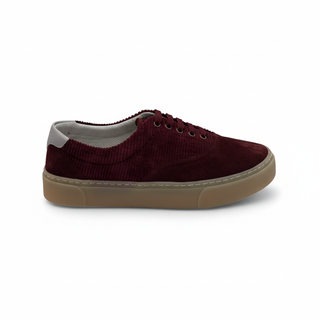 Brunello Cucinelli Textured Leather and Suede Low-Top Sneakers with Gum Sole