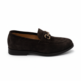 Brunello Cucinelli Suede Horsebit Loafers, Canyon Brown