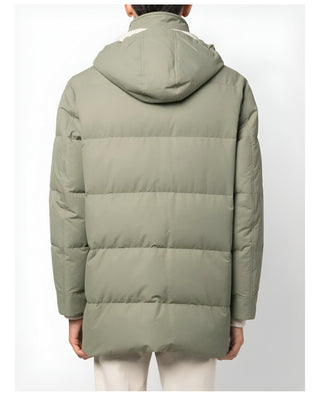 Brunello Cucinelli Padded Hooded Puffer Parka Jacket with Flap Pockets