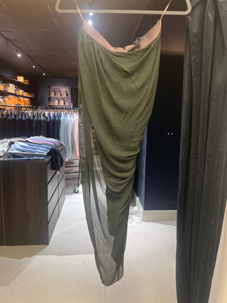 Tom Ford Sheer Draped Asymmetric Skirt