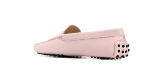 Tods Leather Gommino Driving Shoes Light Pink