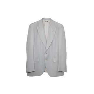 Tom Ford Ribbed Cotton Silk Blend Peak Lapel Dyllan Suit