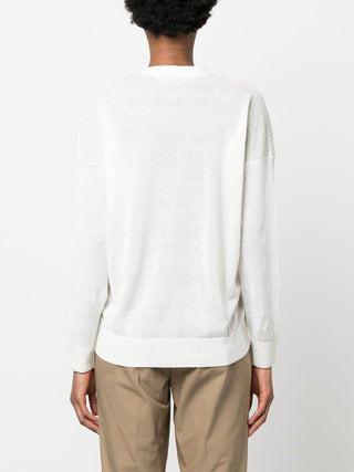 Brunello Cucinelli Fine-Knit V-Neck Button-Front Cardigan