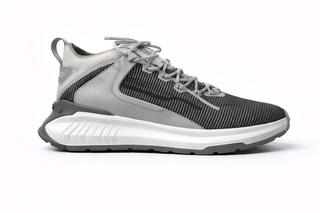 Tod’s Grey Technical Mesh and Leather Sneaker