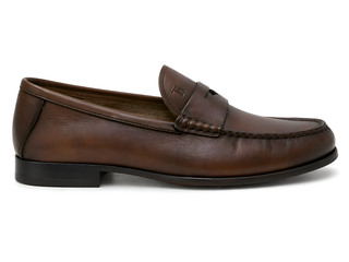 Tod’s Brown Leather Penny Loafer
