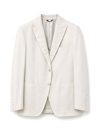 Tom Ford Ivory Tailored Blazer
